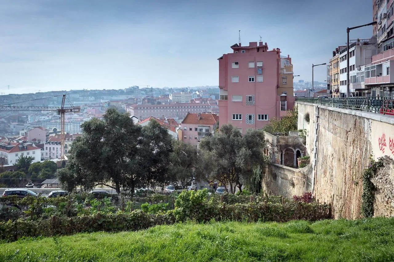 Lovelystay - Sunny Flat W/ Balcony Overseeing Graca And River Lissabon